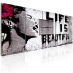 Artgeist Kép - Banksy: Life is Beautiful 225x90