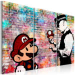 Artgeist Kép - Rainbow Brick (Banksy) 90x60