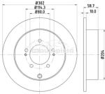 KRIEGER Disc frana CITROEN C-CROSSER ENTERPRISE (2009 - 2016) KRIEGER 0950004054