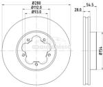 KRIEGER Disc frana FORD TRANSIT caroserie (2006 - 2014) KRIEGER 0950004197