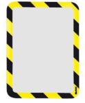 Tarifold Figyelmeztető információs zseb Shanghai A4, mágneses, fekete/sárga