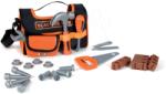 Smoby Geantă de unelte Black&Decker Smoby ciocan, fierăstrău, şurubelniţă şi accesorii (SM360142) Set bricolaj copii