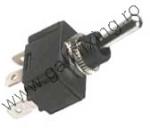  Fémkarú kapcsoló , 6A / 250 V , 2db / csomag , Kétálású 12mm