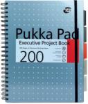 Pukka Pad Project Book Executive A4, 125 file 80g/mp, cu spirala dubla, coperti PP, PUKKA Metallic - dictando Dictando A4 Project book 120 file (PK-6970-MET)