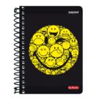 Herlitz CAIET CU SPIRALA 10X14CM, 200 FILE, SMILEYWORLD NEGRU Matematica negru A6 Caiet cu spira 200 file (50002795)