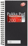 Pukka Pad Caiet cu spirala 280 x 152mm, 50 file, 4 mesaje/pag, PUKKA Telephone Message Caiet cu spira 50 file (PK-MES11/2/200)
