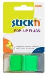 Hopax Film index autoadeziv 45 x 25mm, 50 file/set, cu dispenser, Stick"n Pop-up - verde verde Index plastic 45x25 mm Cu dispenser 1 (HO-26011)