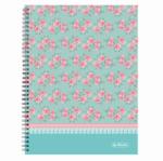 Herlitz CAIET A4 70F SPIRALA PATRATELE PERFORAT LADYLIKE ROSES Matematica A4 Caiet cu spira 70 file (11366671)