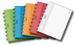 Aurora Caiet A5, 72 file - 90g/mp, coperta PP transparent color, AURORA Adoc - dictando Dictando A5 Caiet cu spira 70 file (3011.000)