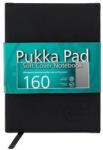 Pukka Pad Caiet A6, 80 file, 100g/mp, coperti soft, PUKKA - negru - dictando - hartie alba Dictando negru A6 Project book 80 file (PK-6877-SCN)