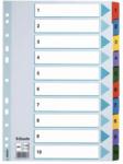 Esselte SEPARATOARE CARTON ESSELTE MYLAR CU INDEX LAMINAT A4 NUMERE 1-10 Separatoare carton A4 Numere 1-10 (96002552)
