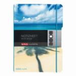 Herlitz Caiet My. Book Flex A4 2x40f 70gr Dictando+patratele Palmier Cu Logo Albastru (11415502) - viamond