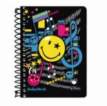 Herlitz CAIET A6 200F SPIRALA PATRATELE SMILEY WORLD POP Matematica A6 Caiet cu spira 200 file (11366101)