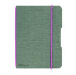 Herlitz CAIET MY. BOOK FLEX A5 40 FILE PATRATELE COPERTA DIN PANZA GRI ELASTIC ROZ gri Matematica A5 Caiet cu elastic 40 file (11361789)