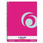 Herlitz CAIET A4 80F SPIRALA PATRATELE PERFORAT ROZ ELECTRIZANT Matematica roz A4 Caiet cu spira 80 file (11365590)