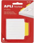 APLI PAGE MARKER LINIAT APLI 70x70 mm, 50 file galben 70x70 mm Tracking notes Fara dispenser 1 (96002539)