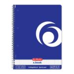 Herlitz CAIET A4 80F SPIRALA PATRATELE PERFORAT ALBASTRU INTENS albastru Matematica A4 Caiet cu spira 80 file (50002344)
