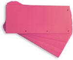 Elba Separatoare carton pentru biblioraft, 190g/mp, 105 x 240 mm, 60/set, ELBA Duo - roz roz Separatoare carton 105x240 mm (E-400014011)