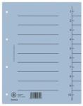 Donau Separatoare carton manila 250g/mp, 300 x 240mm, 100/set, DONAU - albastru albastru Separatoare carton A4 1 Numere 1-10 (DN-8610001-10)