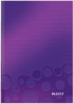 Leitz Caiet de birou LEITZ Wow, A5, coperta dura, mov metalizat - matematica Matematica violet A5 80 file Caiet cusut (L-46281062)