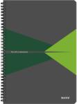 Leitz Caiet LEITZ Office, PP, A4, dictando - verde Dictando verde A4 Caiet cu spira 90 file (L-44960055)