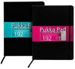 Pukka Pad Caiet lux cu elastic, coperti soft, A4 - 96 file, 80g/mp, PUKKA - negru - dictando - hartie crem Dictando negru A4 Caiet cu elastic 100 file (PK-6980-SCN)