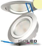 IsoLED 8W 2700K süllyesztett billenthető LED mélysugárzó dimmelhető 120° ezüst Isoled (ISO 112048)