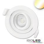 IsoLED 9W 2000-2800K süllyesztett billenthető LED mélysugárzó 45° színhőmérséklet szabályozható Isoled (ISO 113304)