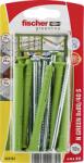 Fischer N 8x80 Green K 10 Db Dübel Beütő + Csavar