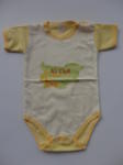 ЕГЕТО КИДС ООД Боди с къс ръкав в жълто " АЗ СЪМ БЪЛГАРЧЕ" , 68
