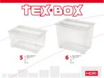 Heidrun Tex box tetős 70L tárolódoboz