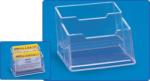 Kejea Suport plastic pentru 2 seturi carti de vizita, pentru birou, KEJEA - transparent (KJ-K-053)