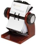 Rolodex Fisier Rotativ Lemn Maro Pentru 200 Carti De Vizita, Rolodex (1734242)