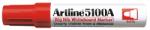 Artline Marker pentru tabla de scris ARTLINE 5100A, corp metalic, varf rotund 5.0mm - rosu (EK-5100A-RE) - viamond