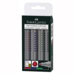 Faber-Castell Marker Flipchart Grip 1536 set 4 culori Faber-Castell (FC153604)