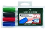 Faber-Castell Marker Whiteboard Set 4 Winner 152 Faber-Castell (FC159304)
