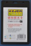 Kejea Suport PP water proof snap type, pentru carduri, 74 x 105mm, orizontal, 5 buc/set, KEJEA - transpar (KJ-T-788V)