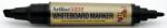 Artline Marker pentru tabla de scris ARTLINE 525T, doua capete - varf rotund 2.0mm/tesit 5.0mm - negru (EK-525T-BK)