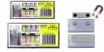 Kejea Ecuson dreptunghiular din plastic, pentru nume, magnetic, 70 x 35mm, KEJEA - transparent (KJ-T-525) - viamond