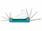 FORCE Шестограми сгъваеми torx с отвор (t5h-t20h) комплект 8 бр. jn66068 force (jn66068)