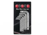 FORCE Шестограми Г-образни torx (Т40-Т60) комплект 6 бр. jn66065 force (jn66065)