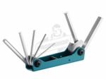 FORCE Шестограми сгъваеми (2-10mm) комплект 7 бр. JN66159 FORCE (JN66159)