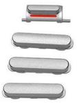  tel-szalk-007927 Apple iPhone 6S Plus ezüst színű oldalsó gombok (4db) (tel-szalk-007927)