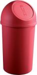 HELIT Cos plastic cu capac, pentru reziduuri, 25 litri, HELIT - rosu (H-24012-25)