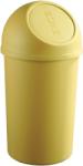 HELIT Cos plastic cu capac, pentru reziduuri, 25 litri, HELIT - galben (H-24012-18)