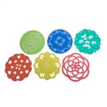 Tescoma Set 6 sabloane pentru pudrat, din plastic, Delicia (TE-630676) Forma prajituri si ustensile pentru gatit