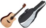 LÂG GUITARS T70DCE Basic SET Natural Satin Електро-акустична китара Дреднаут