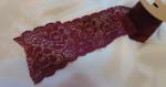  csipke szalag, bordó (8 cm*5 m)-006