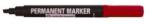 Centropen 8576 permanens marker, 10 db, piros