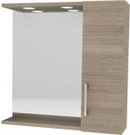 Savini Rubino Tükör Oldalszekrénnyel Barna 58x57x15, 5cm Jobb Led (4295/led)
